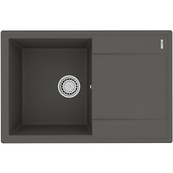 Мойка кухонная LEMARK IMANDRA 760 9910029 50х76см серый шелк
