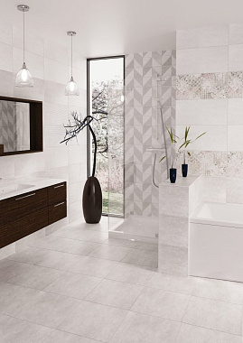 Напольная плитка BERYOZA CERAMICA Скарлетт 210477 серый 42х42см 1,41кв.м. матовая