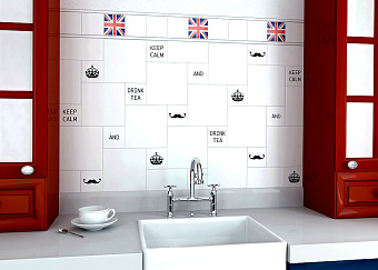 Настенная плитка KERAMA MARAZZI 5107 красный 20х20см 1,04кв.м. матовая