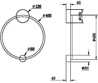 Бра Maytoni Halo MOD005WL-L46BSK 48Вт LED