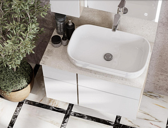 Раковина накладная Акватон Лола 1A73313KLK010 60х37см