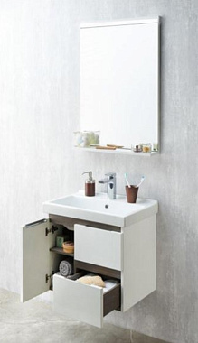 Зеркало Акватон Рене 1A222302NR010 85х60см с подсветкой