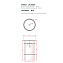 Столешница ArtCeram Vogue TFA011 47 Мрамор 44х44см carrara