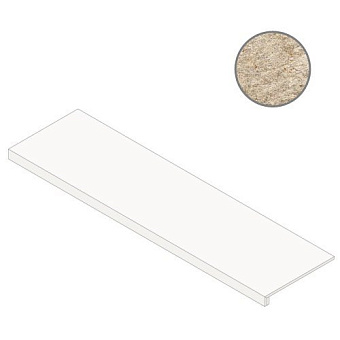 Плитка для ступеней Atlas Concord Италия Norde A59U Oro Scalino 33х120см 0,396кв.м. неполированная