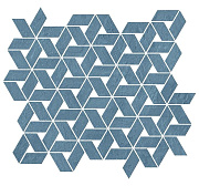 Керамическая мозаика Atlas Concord Италия Raw 9RTB Blue Twist 35,8х31см 0,66кв.м.
