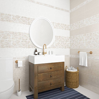 Декор ALMA CERAMICA Rialto DWU11RIV014 бежевый 20х60см 1,68кв.м.