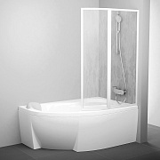 Стеклянная шторка на ванну RAVAK VSK2 76P8010041 150х150см