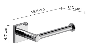 Держатель туалетной бумаги Gedy Fuji FJ24(13) хром