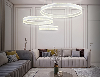 Люстра подвесная Ambrella ACRYLICA Original FA6201 245Вт 3 лампочек LED