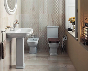 Унитаз напольный VITRA Serenada 9722B003-7204 ободковый без микролифта