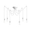 Люстра подвесная Loft It Spider Loft1162W/6 240Вт 6 лампочек E27
