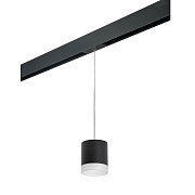 Трековый светильник Lightstar Rullo PRORP348780 15Вт GX 5.3 матовый чёрный для однофазного трека