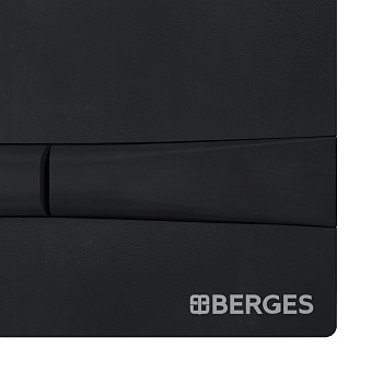 Панель смыва BERGES NOVUM F5 чёрный