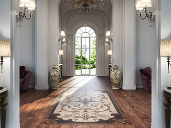 Матовый керамогранит KERAMA MARAZZI Гранд Вуд DD750490R беж обрезной 160х20см 0,96кв.м.