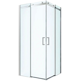 Угловое ограждение BERGES GELIOS 61027 195х100см стекло прозрачное