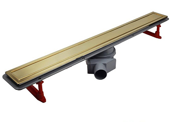 Душевой лоток Pestan 13100052,00 59,6х13,6см горизонтальный сток с решёткой и опорами