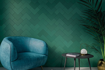 Матовый керамогранит WOW Elle Floor 121192 Green 18,5х18,5см 0,363кв.м.
