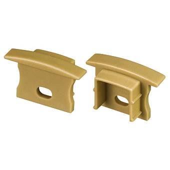 Заглушка для светодиодного профиля Arlight 040002 золотой