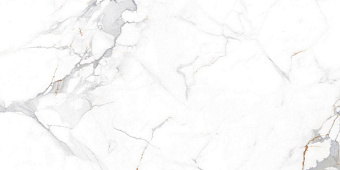 Полированный керамогранит Global Tile Calacatta Imperial_GT GT120606103PR белый 60х120см 1,44кв.м.
