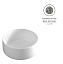 Раковина накладная ArtCeram Cognac COL004 88 00 35х35см