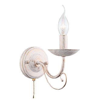 Бра Eurosvet Provence 22404/1 белый с золотом 40Вт E14