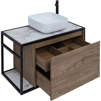 Тумба под раковину подвесная AQUANET Nova Lite Loft 261659 44х90х51,8см