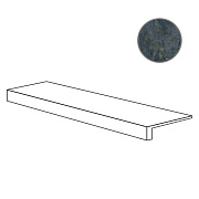 Плитка для ступеней ABK Sensi Signoria PF60010411 Angolare Dx Labradorite Nat R 120х32см 0,384кв.м. матовая