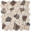 Мозаика PIXEL Каменная PIX262 Cream marfil/ Dark Imperador мрамор 30,5х30,5см 0,93кв.м.