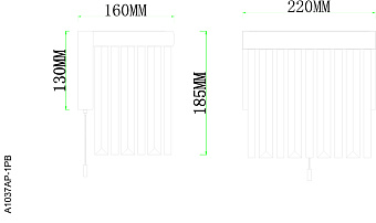 Светильник настенный Arte Lamp FRANCHESKA A1037AP-1PB 60Вт E14