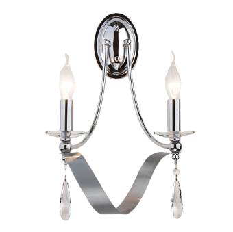 Бра Eurosvet Adelia 60064/2 хром 60Вт E14