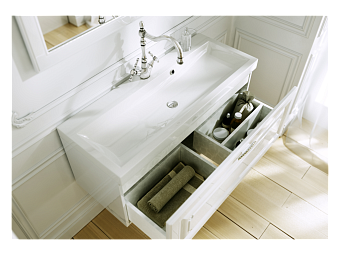 Тумба с раковиной AQWELLA Empire Emp.01.10/W 40х100х42,5см