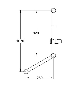 Штанга для душа GROHE 28587000 хром