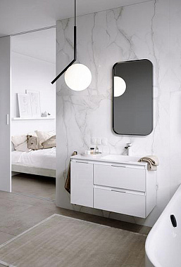 Тумба с раковиной AQWELLA Accent ACC0109RW 45х92х56см