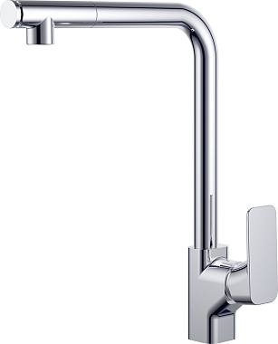 Смеситель для кухни D&K BerlinFreie DA1432501 выдвижной излив хром