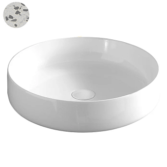 Раковина накладная ArtCeram Cognac COL002 89 00 48х48см