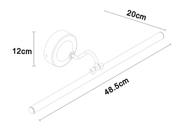 Подсветка для картин Arte Lamp SOL A7908AP-1BK 8Вт LED