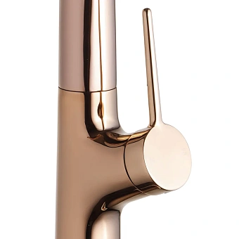 Смеситель для кухни Maxonor PL4094-16 поворотный излив золотой