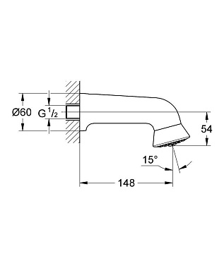 Верхний душ GROHE Relexa Plus 28948000 хром