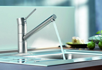 Смеситель для кухни KLUDI Scope 339300575 традиционный излив хром