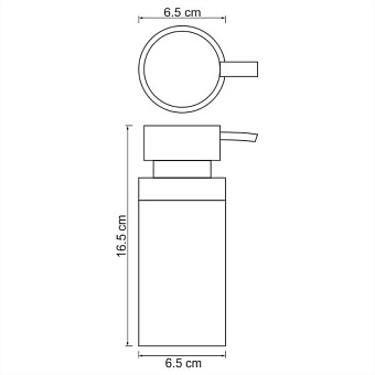 Дозатор WASSERKRAFT Berkel K-4999 белый