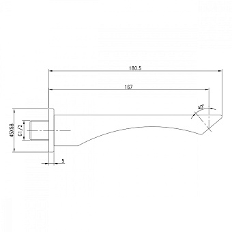 Излив LEMARK LM5881CW