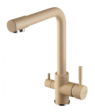 Смеситель для кухни Акватон Руан 1AX004FCXX260 поворотный излив бежевый