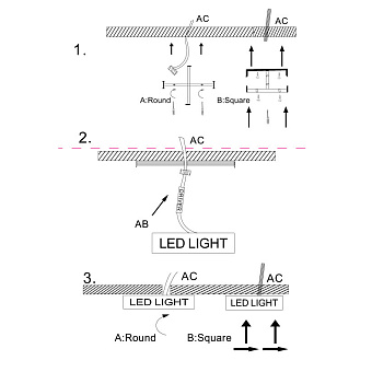 Светильник потолочный Maytoni Zon C067CL-L12W4K 12Вт LED