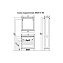 Пенал напольный Акватон Леон 1A187903LBPS0 32,5х31,2х200см дуб белый