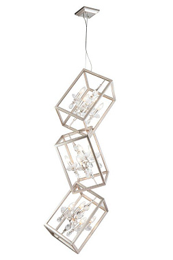 Люстра подвесная Lucia Tucci INESSA 3850.12 silver 720Вт 12 лампочек E14