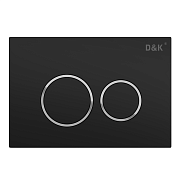 Панель смыва D&K DB1529025 чёрный