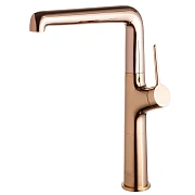 Смеситель для кухни Maxonor PL4094-16 поворотный излив золотой