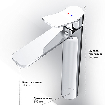 Смеситель для раковины AM-PM X-Joy F85A92000 хром