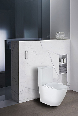 Унитаз напольный Azario Grado AZ-2141 безободковый с микролифтом