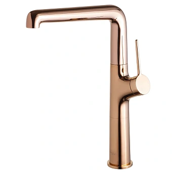 Смеситель для кухни Maxonor PL4094-16 поворотный излив золотой